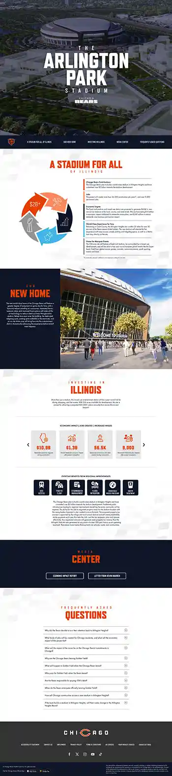 portfolio - stadium website